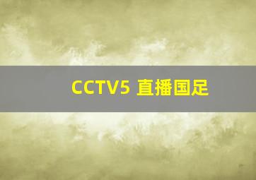 CCTV5 直播国足